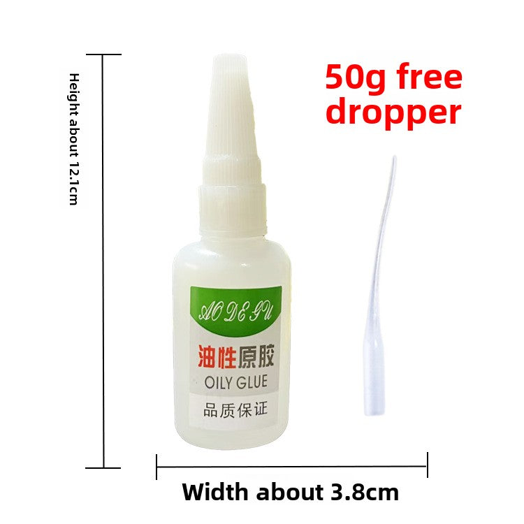 Multi-functional oily glue