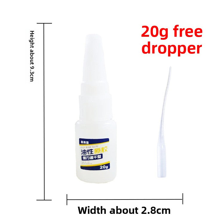 Multi-functional oily glue