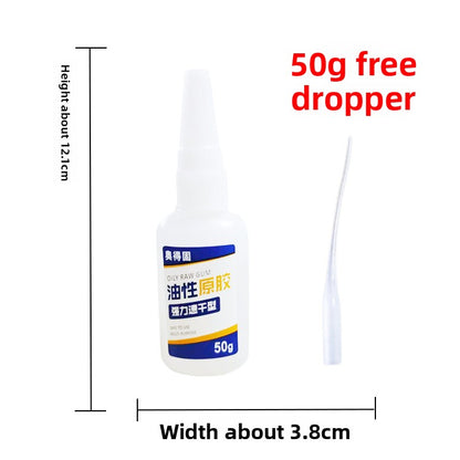 Multi-functional oily glue