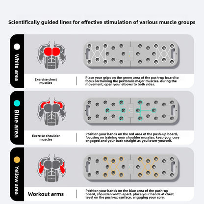 Multi-functional push-up board