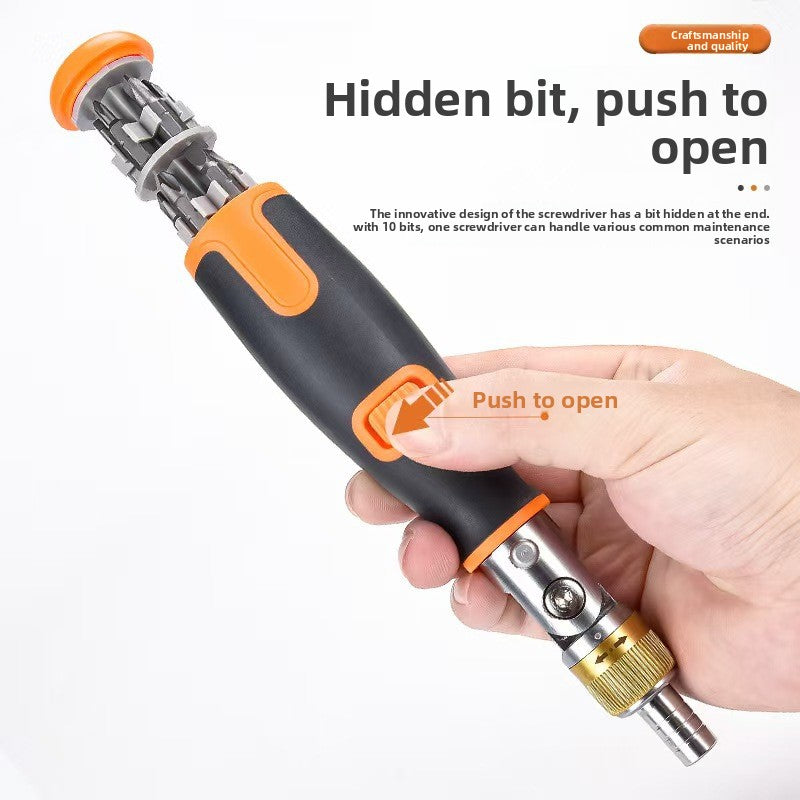 Multi-functional screwdriver set