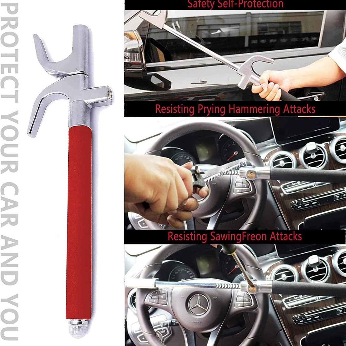 Multi-functional security anti-theft lock