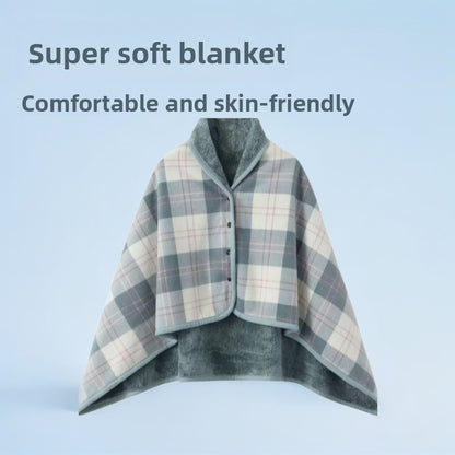 Multi-functional shawl blanket office blanket