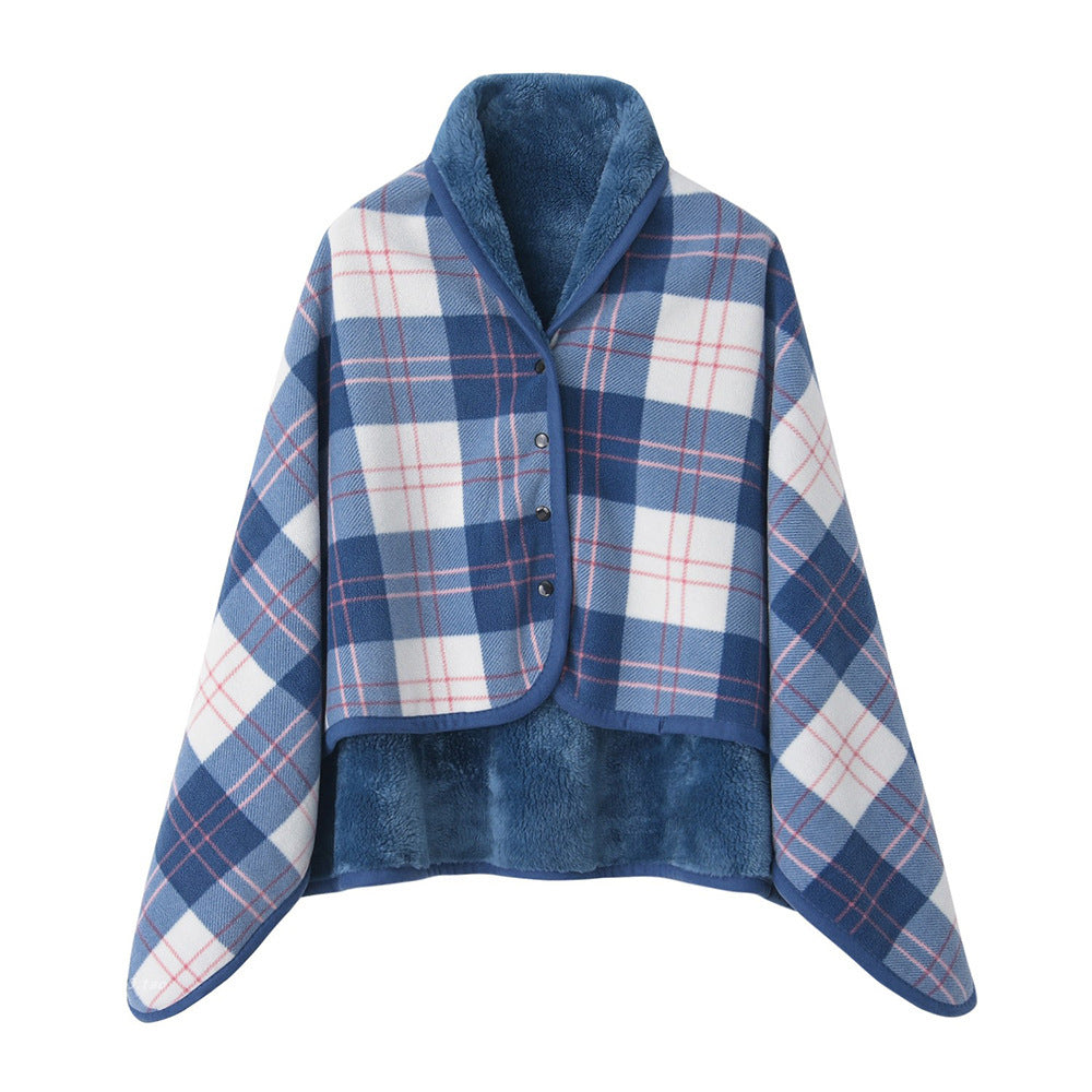 Multi-functional shawl blanket office blanket