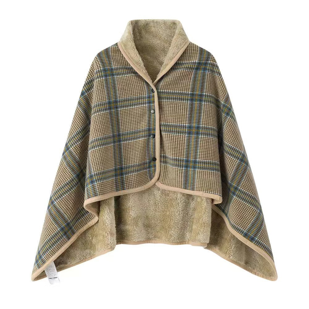 Multi-functional shawl blanket office blanket