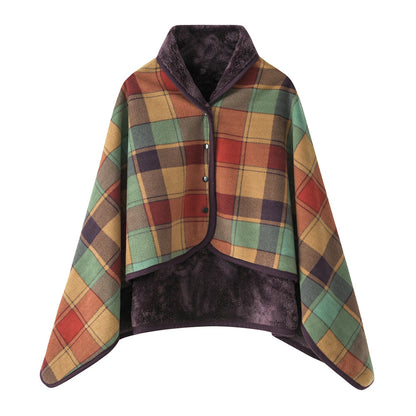 Multi-functional shawl blanket office blanket