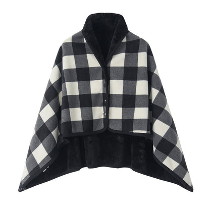 Multi-functional shawl blanket office blanket