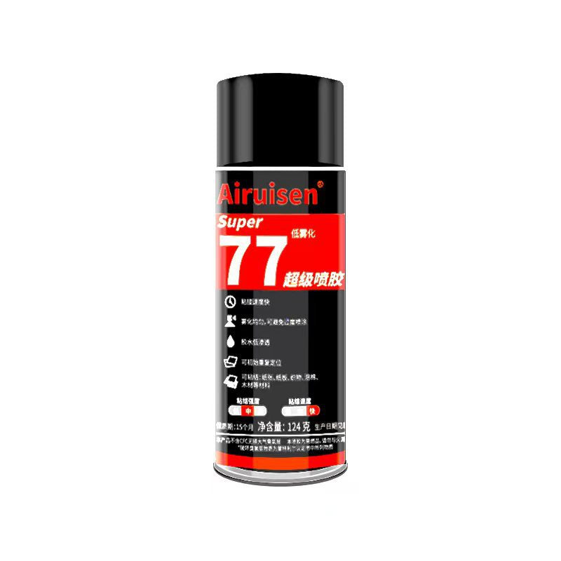Multi-functional spray adhesive
