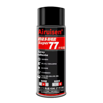 Multi-functional spray adhesive