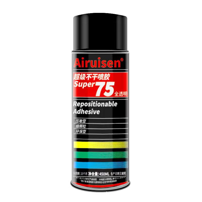Multi-functional spray adhesive