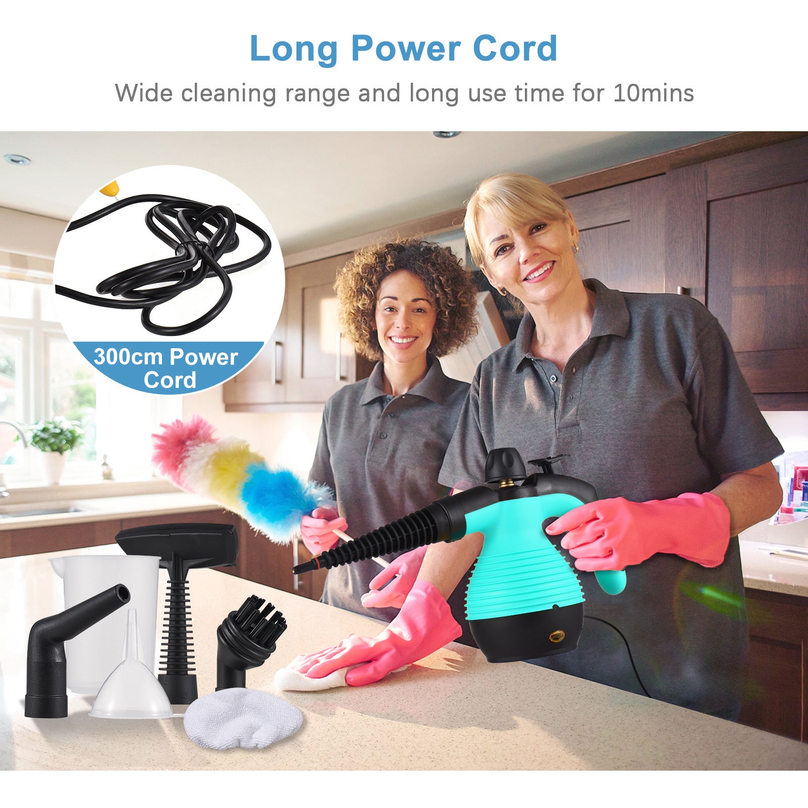 Multi-functional Steam Cleaner for Kitchen and Bathroom