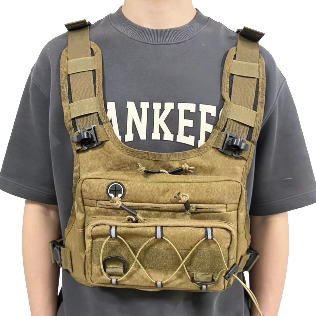 Multi-Functional Tactical Chest Bag with Hydration Pack