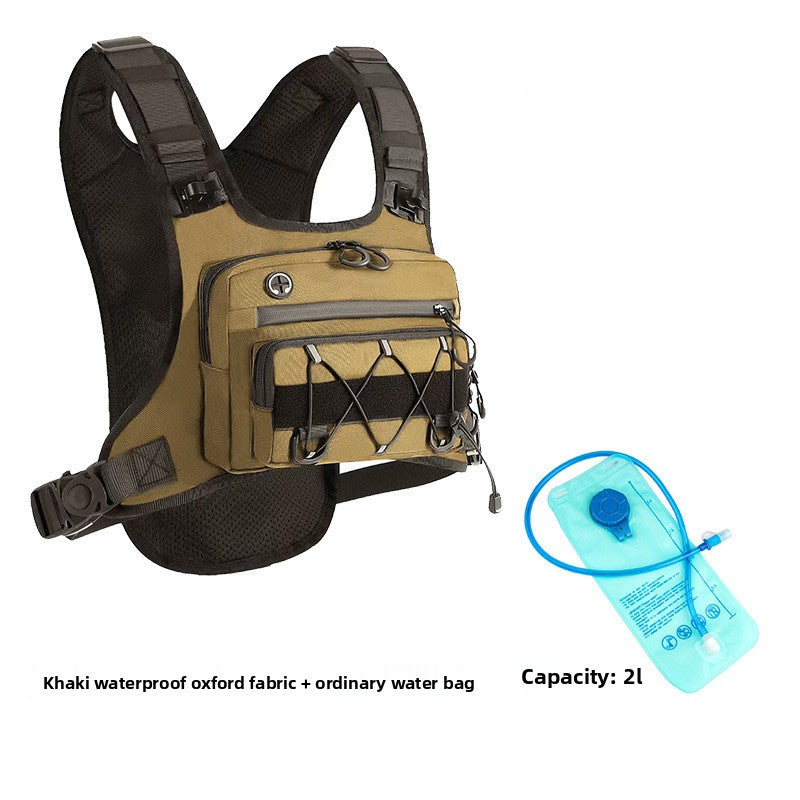 Multi-Functional Tactical Chest Bag with Hydration Pack