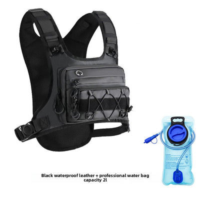 Multi-Functional Tactical Chest Bag with Hydration Pack