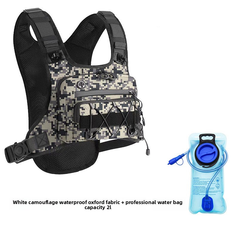 Multi-Functional Tactical Chest Bag with Hydration Pack