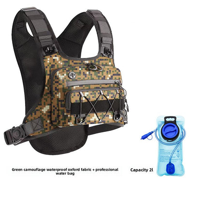 Multi-Functional Tactical Chest Bag with Hydration Pack