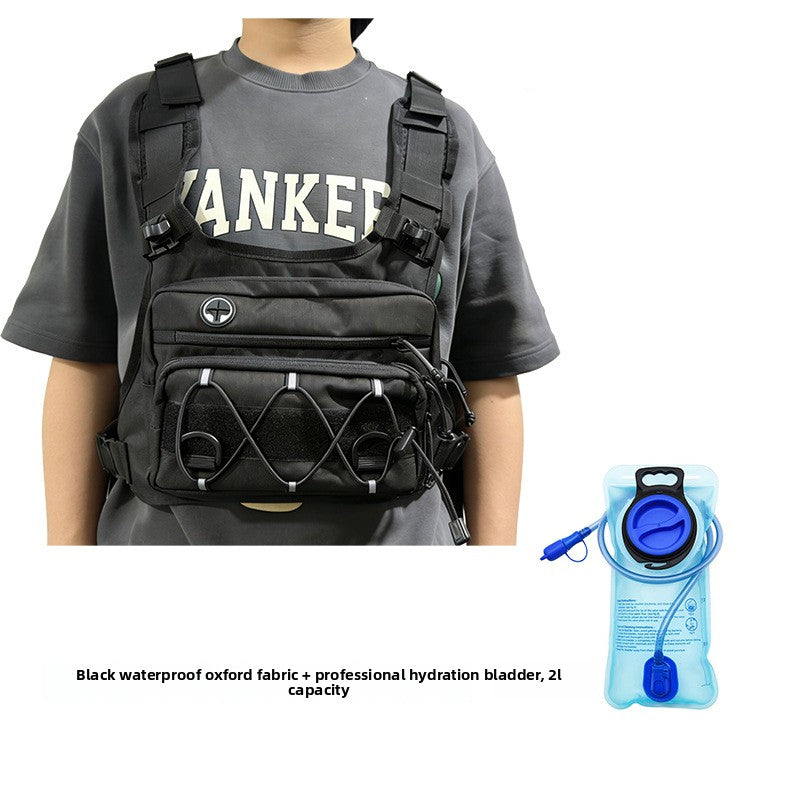 Multi-Functional Tactical Chest Bag with Hydration Pack