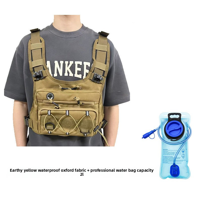 Multi-Functional Tactical Chest Bag with Hydration Pack