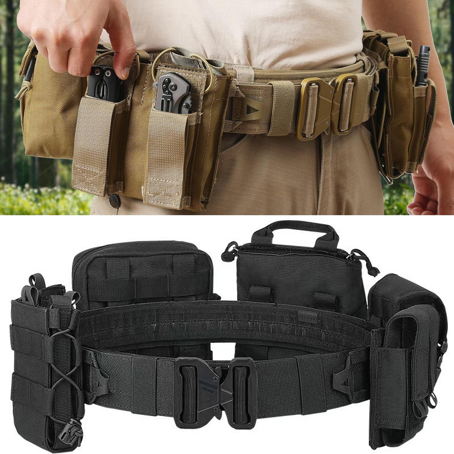 Multi-Functional Tactical Duty Belt Set
