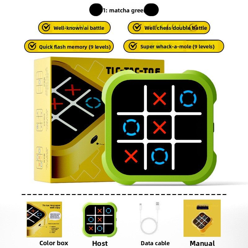 Multi-functional Tic-Tac-Toe and Chess Game Set