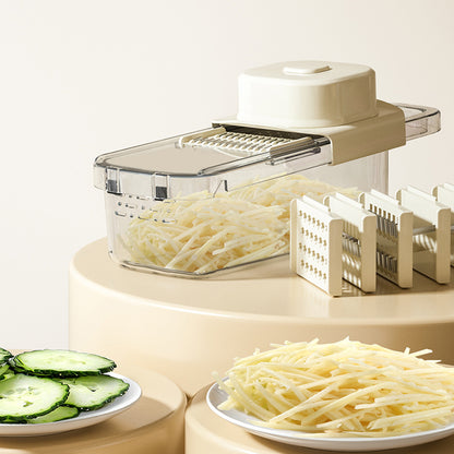Multi-functional vegetable cutting artifact potato shreds grater