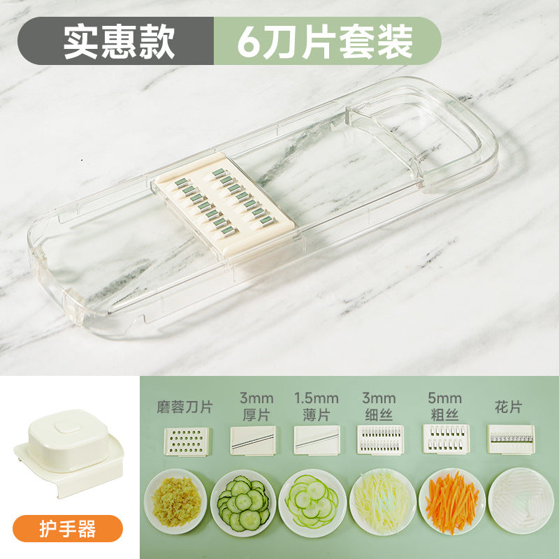 Multi-functional vegetable cutting artifact potato shreds grater