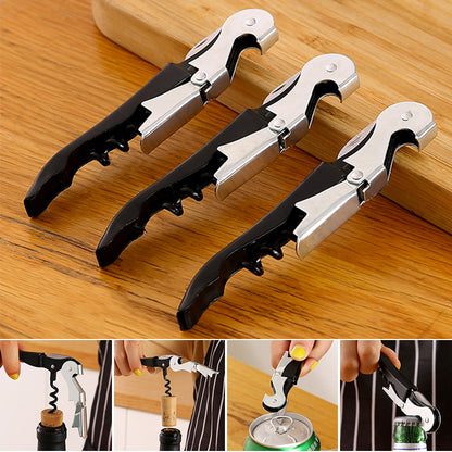 Multi-functional wine opener