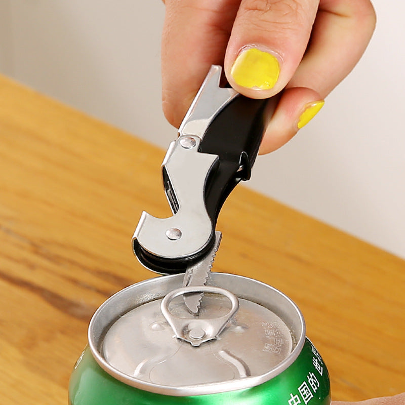 Multi-functional wine opener