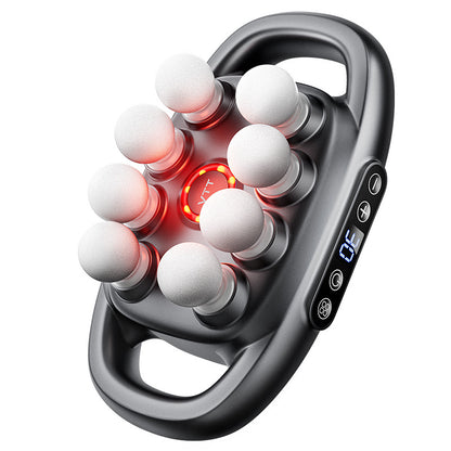 Multi-head muscle relaxation massage gun