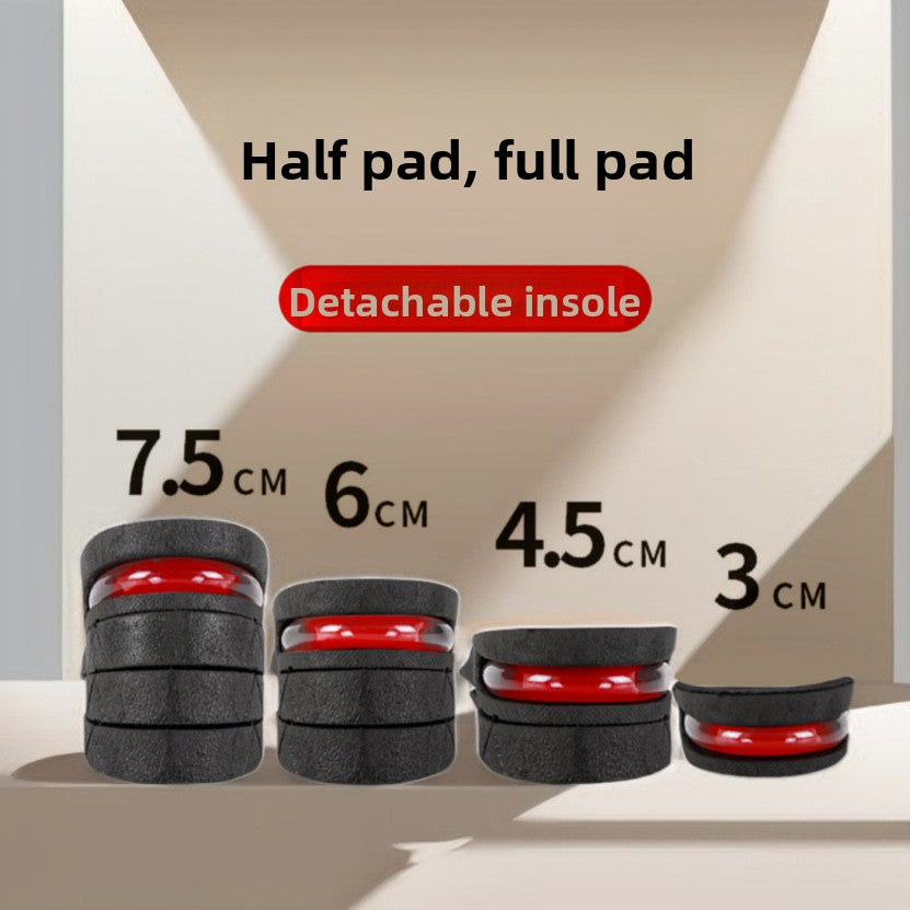 Multi-layer detachable invisible heightening system