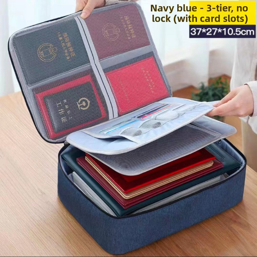 Multi-layer Document Storage Bag
