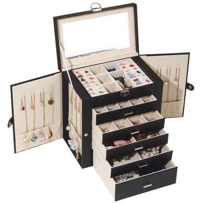Multi-Layer Dust-Proof Jewelry Organizer Box