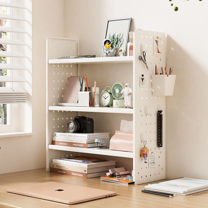 Multi-Layer Iron Storage Rack with Hooks