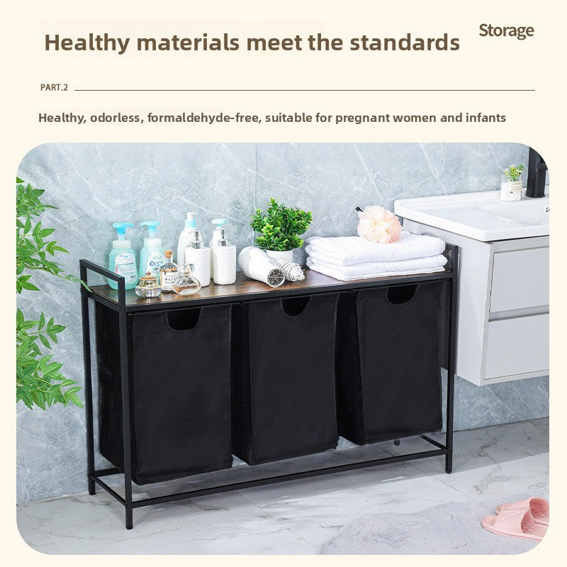 Multi Layer Laundry Basket with Wheels