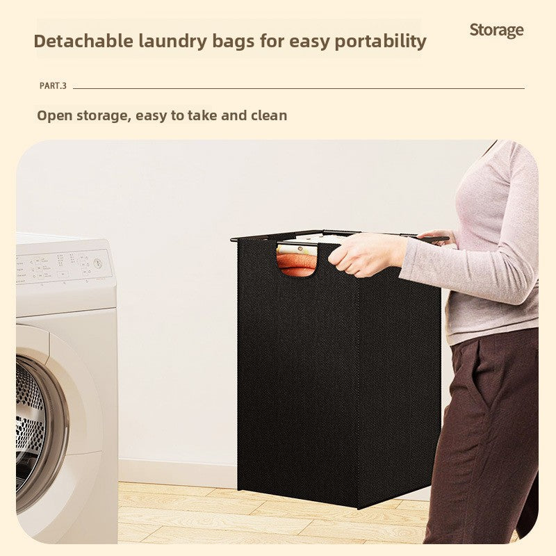 Multi Layer Laundry Basket with Wheels