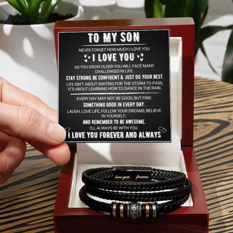 Multi-Layer Leather Bracelet