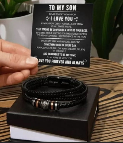 Multi-Layer Leather Bracelet
