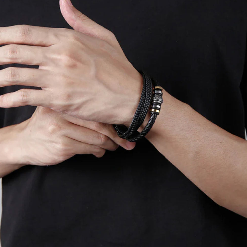 Multi-Layer Leather Bracelet
