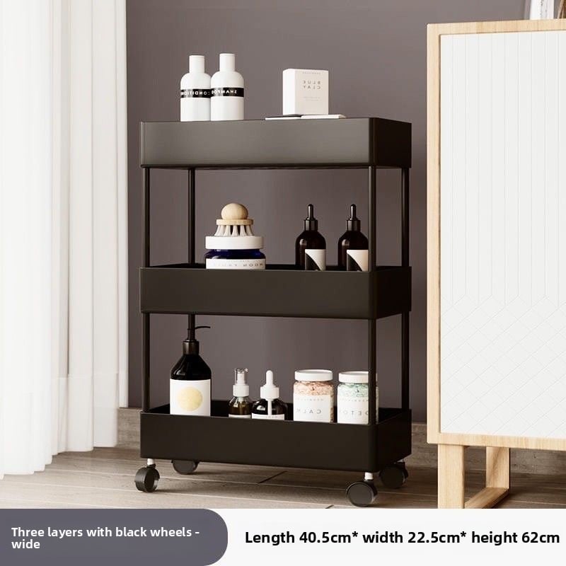 Multi-layer movable storage rack