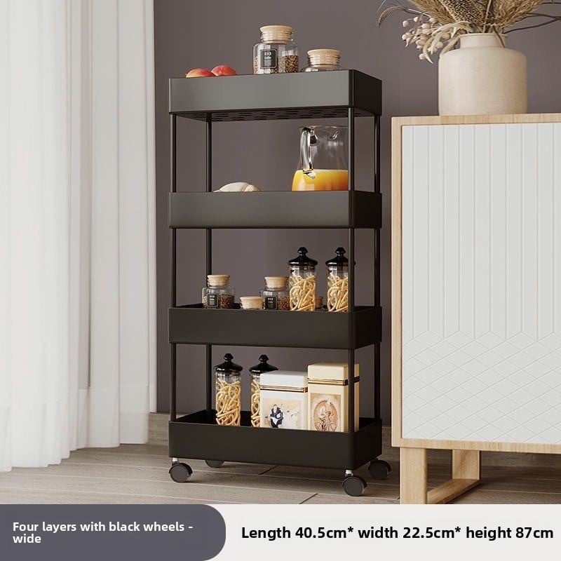 Multi-layer movable storage rack