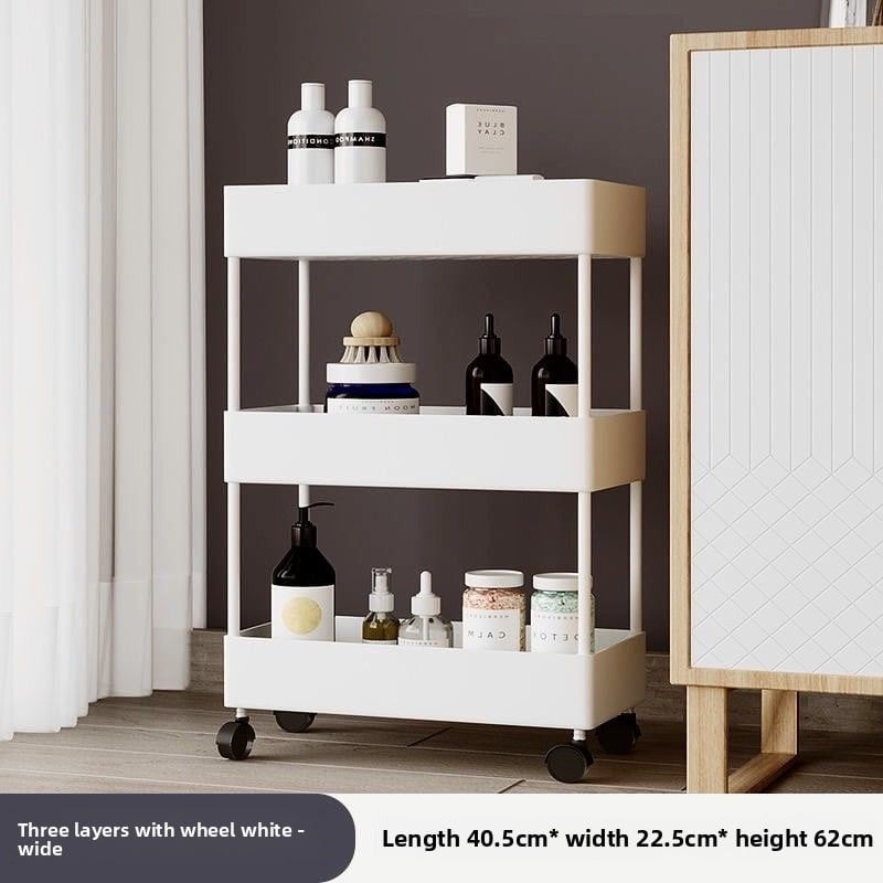 Multi-layer movable storage rack
