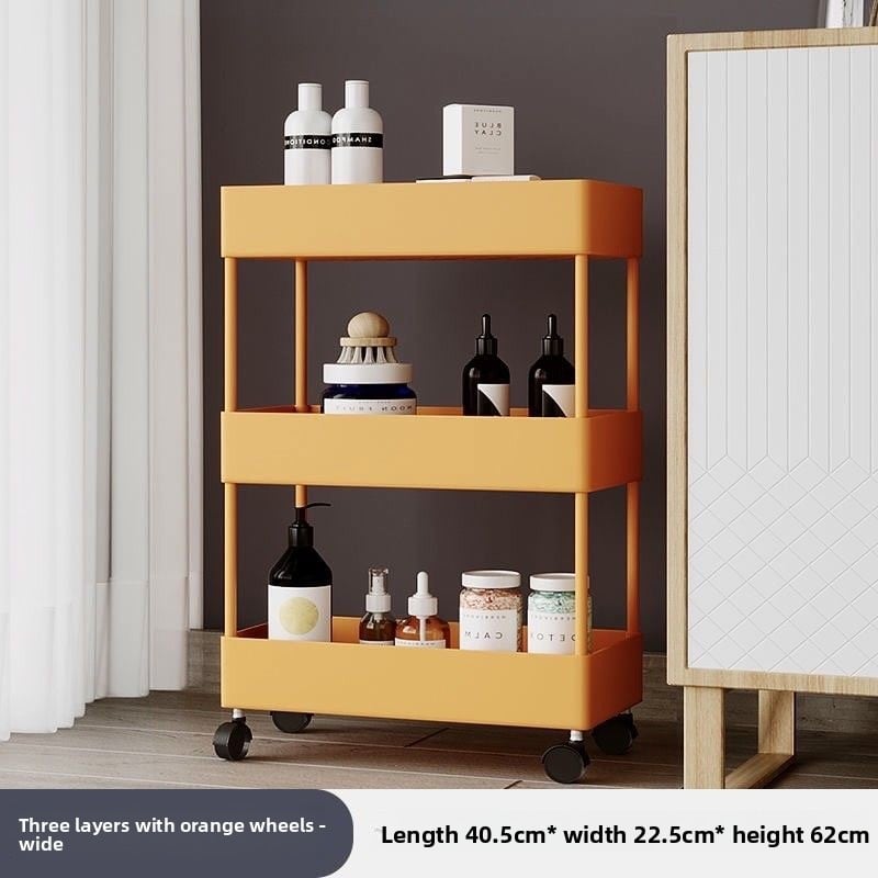 Multi-layer movable storage rack