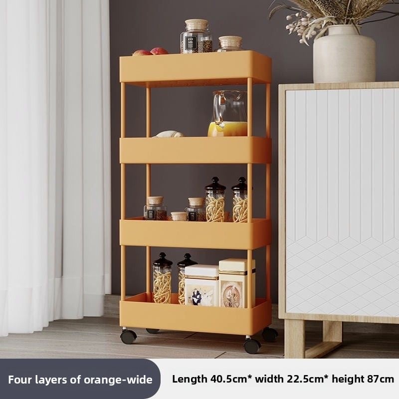 Multi-layer movable storage rack