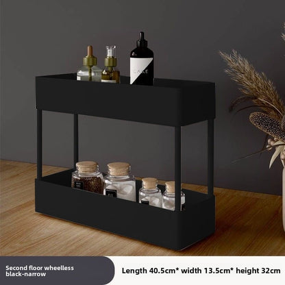 Multi-layer movable storage rack