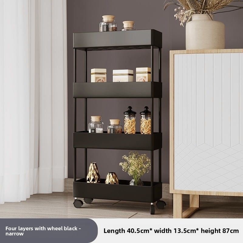Multi-layer movable storage rack