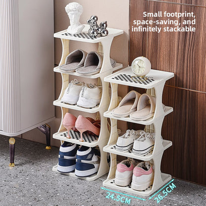 Multi Layer Plastic Shoe Rack