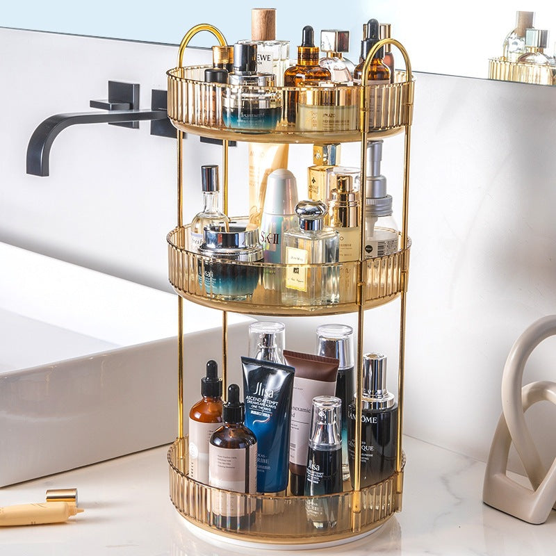Multi-layer Rotating Desktop Organizer