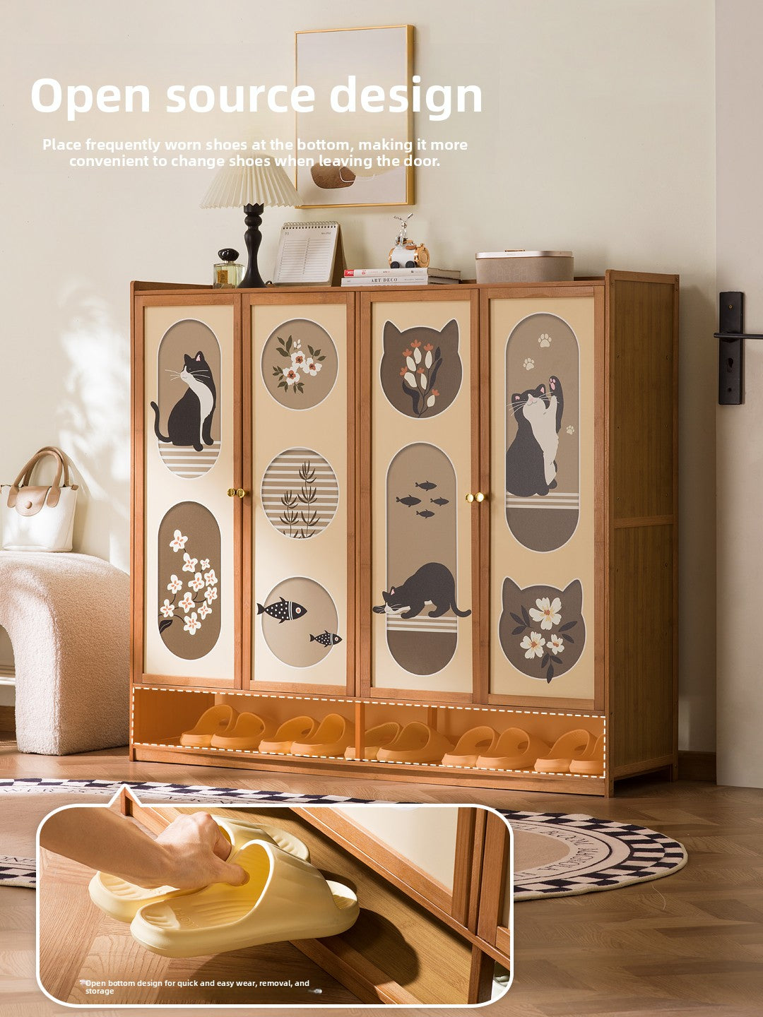 Multi Layer Shoe Storage Cabinet