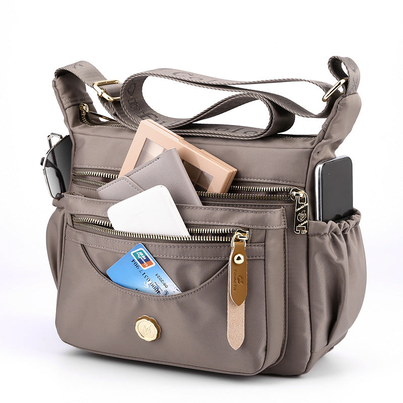Multi-layer shoulder bag