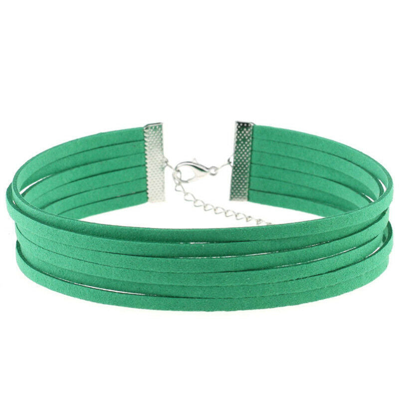 Multi-layer velvet collar chain